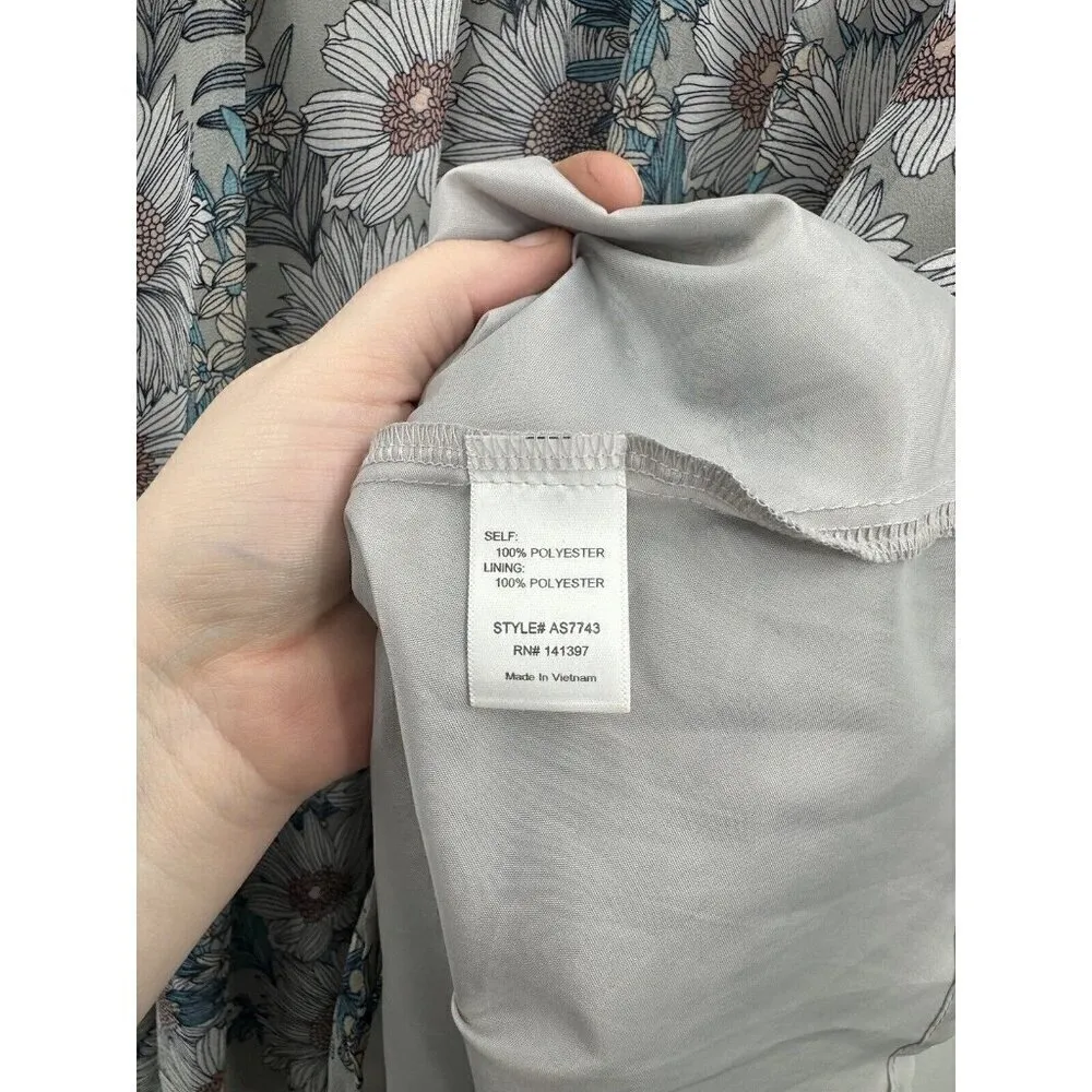 ASTR Nordstrom Floral Midi Skirt Women M Cottage Prairie Peasant Whimsical Fairy - Image 6