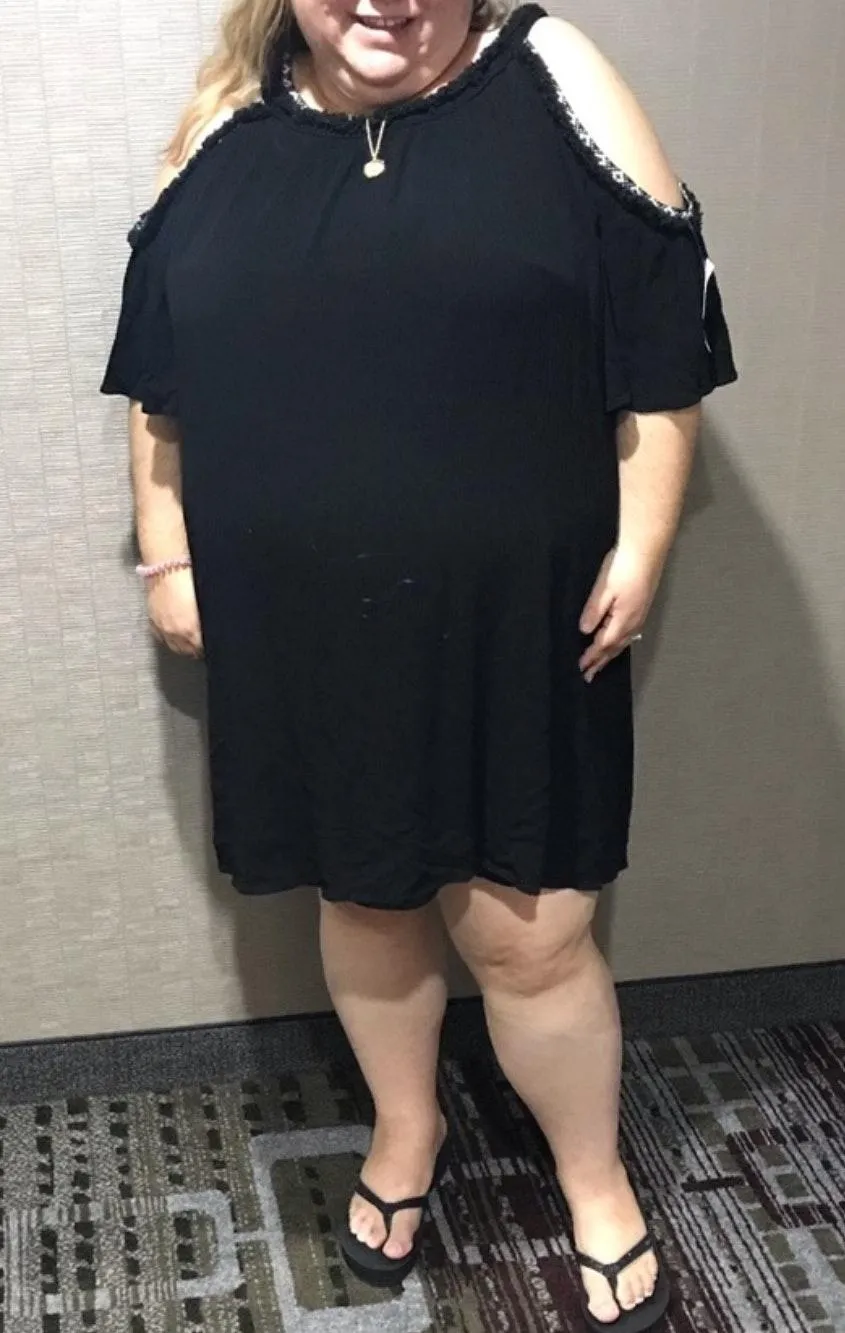 As U Wish Dress Cold Shoulder LBD 3x - Image 2