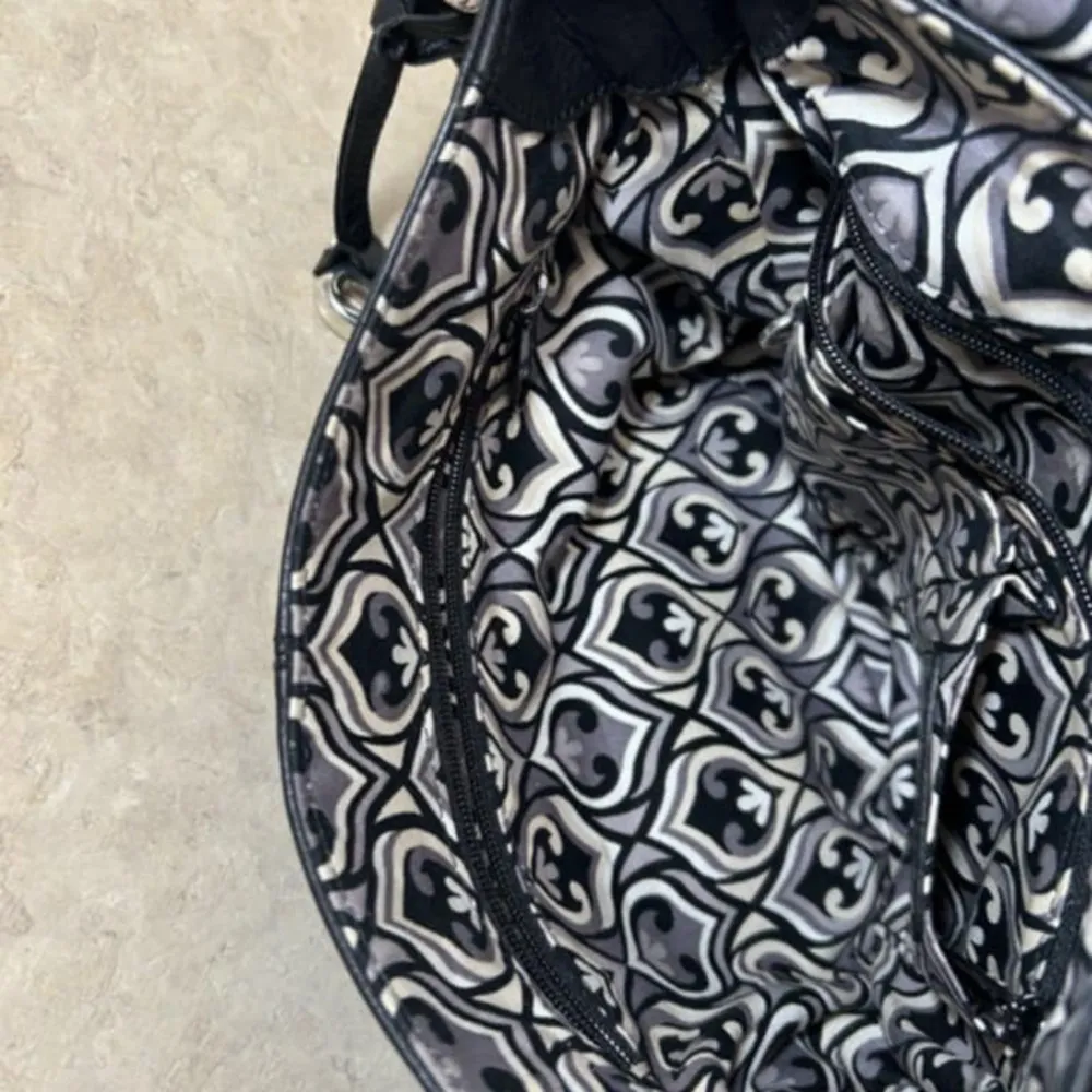 Brighton Black Leather Crossbody Bag - Image 6