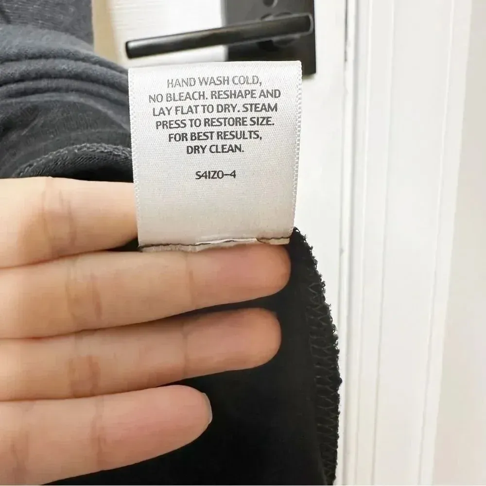 EILEEN FISHER Sleeveless Organic Linen Asymmetrical Midi Dress Minimalist‎ Sz XS - Image 5