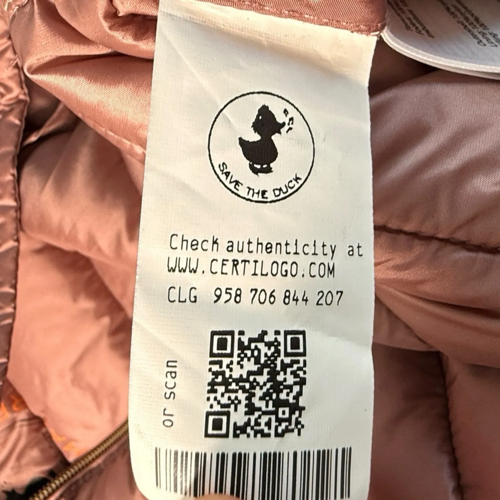 Save The Duck‎ Lynn Vest Womens Small Ultra Light Puffer Jacket Eco Purple Mauve Pink - Image 8