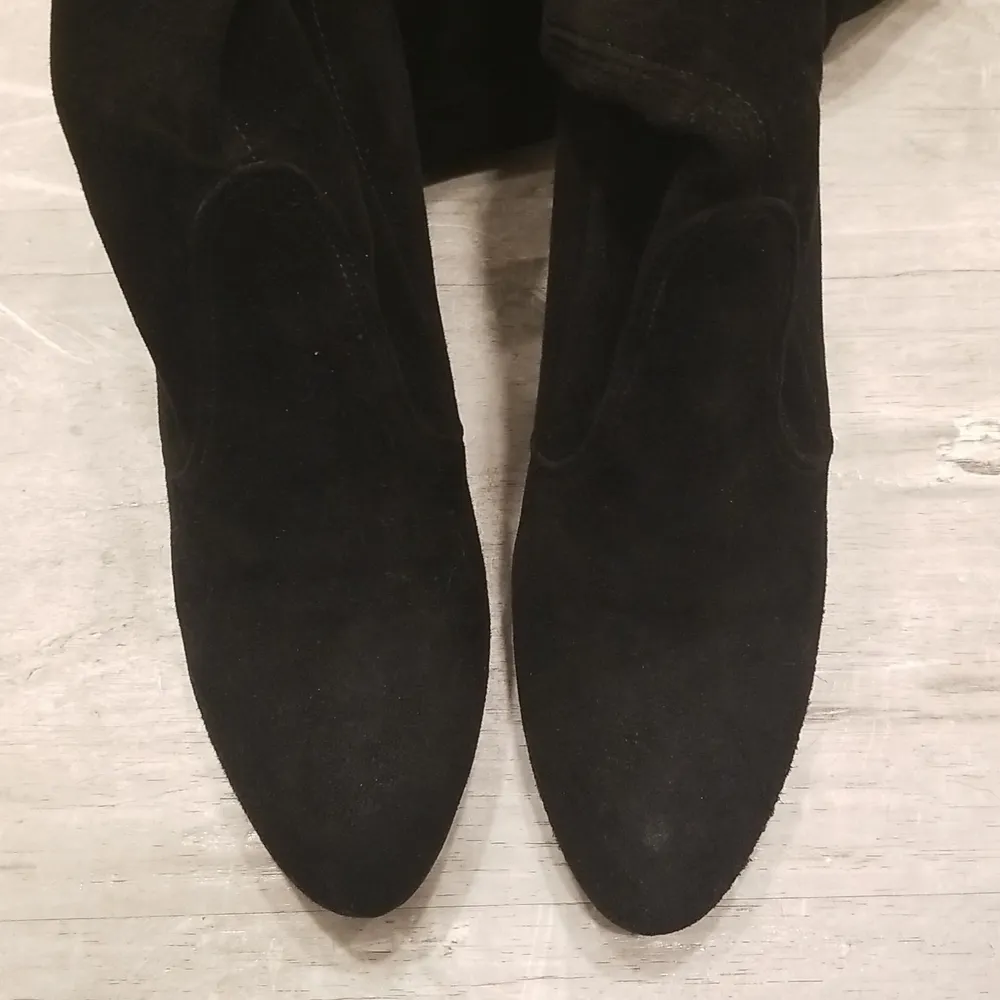 💕STUART WEITZMAN💕 Highland Suede Over-the-Knee Boots ~ Black 7.5 - Image 10