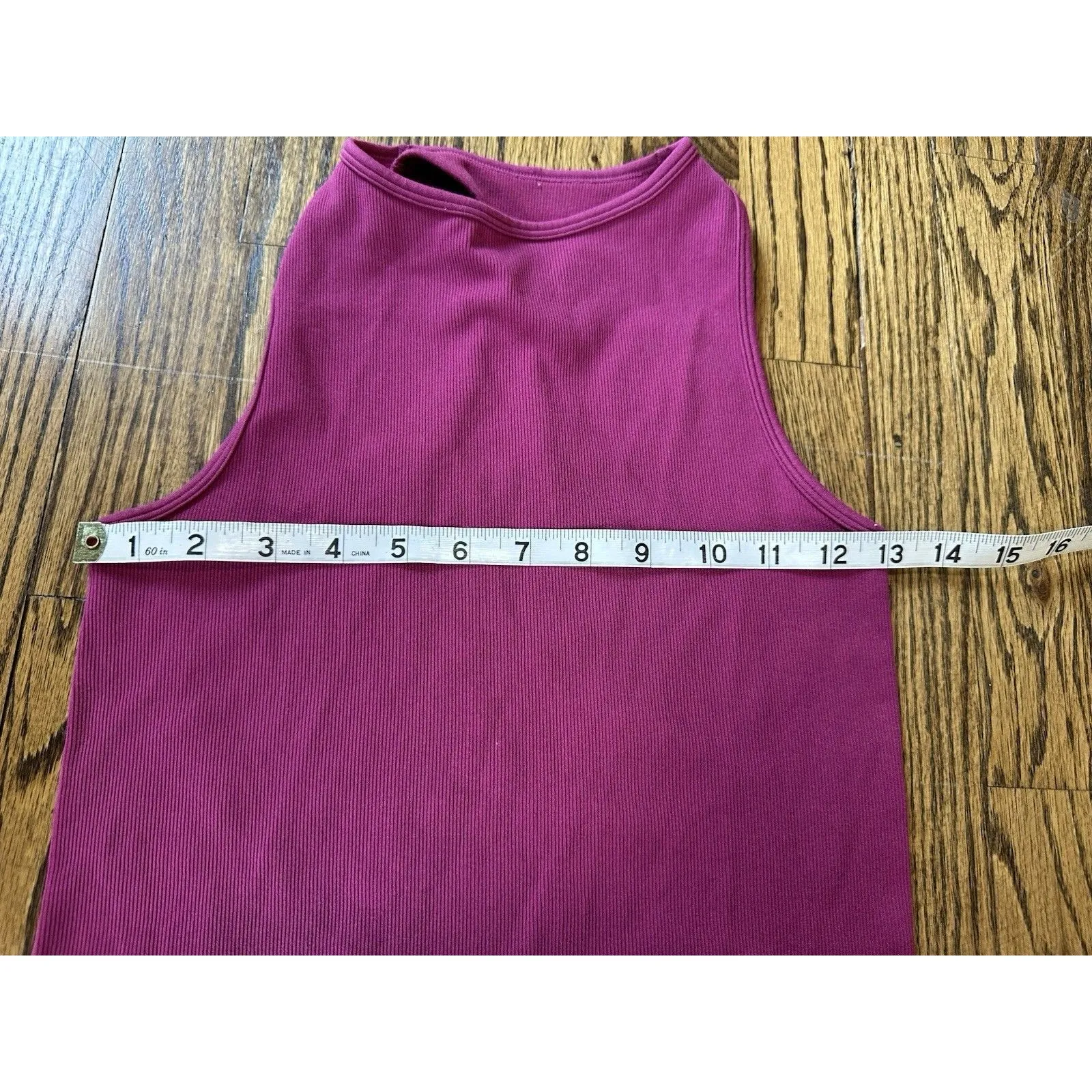 Free People Intimately High‎ Neck Tank Top Crop Racerback Pink XS/S Gym Workout - Image 3