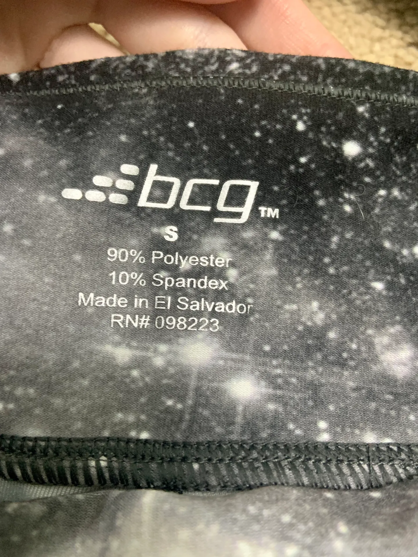 Bcg Size Small Galaxy Leggings  - Image 5