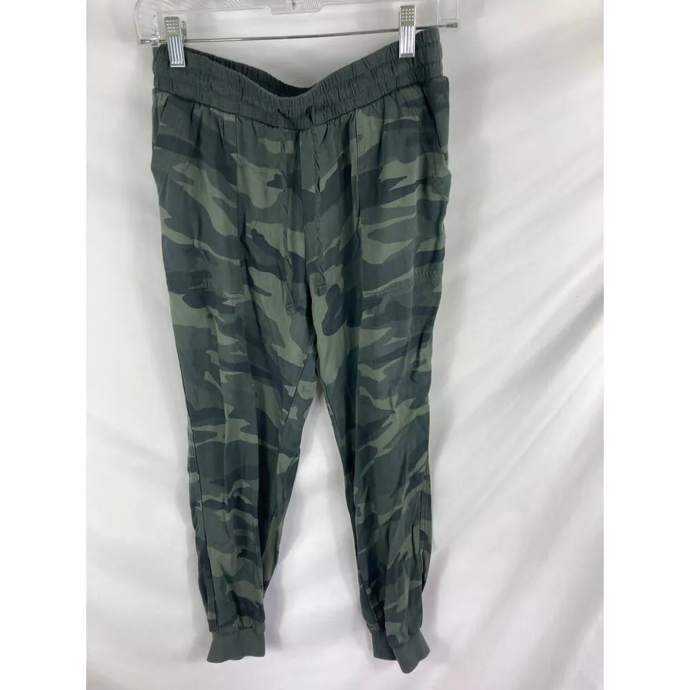 Splendid Green Camo Jogger Pant Size Small - Image 5