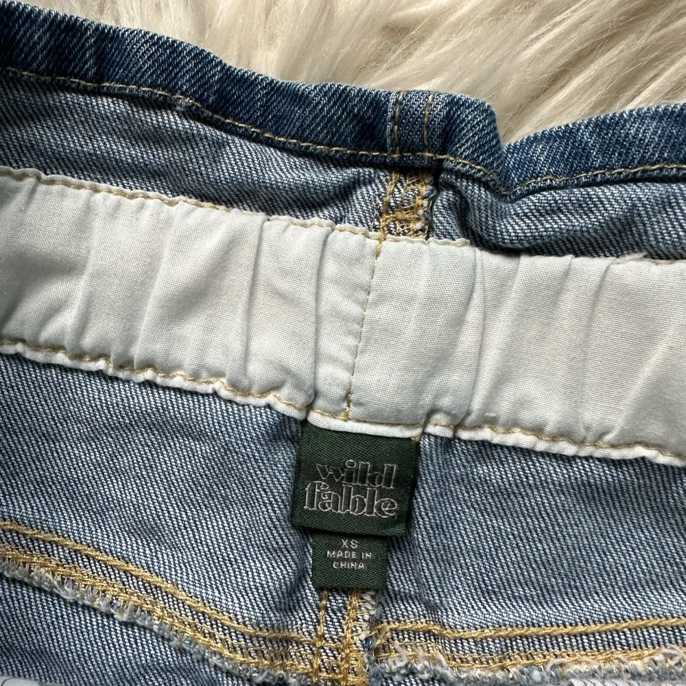 Stretch denim mini skirt - Image 4