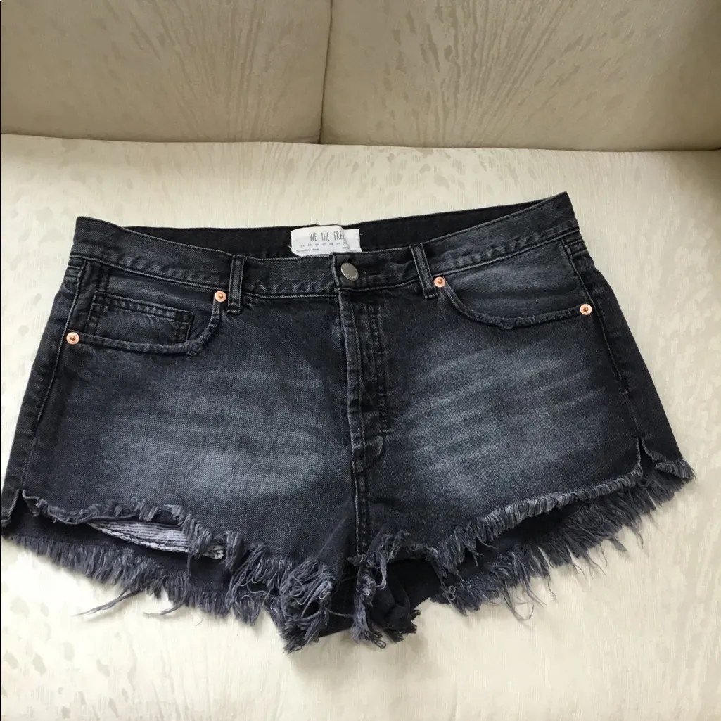 WE THE FREE denim skirt and shorts - Image 3