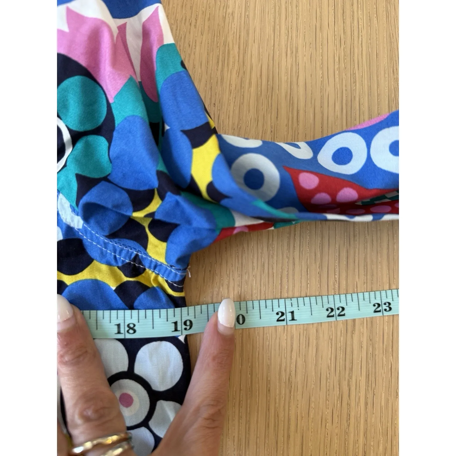 J Crew Classic Boy Fit Shirt in Ratti Kaleidoscope Print Size 4 2250 - Image 8