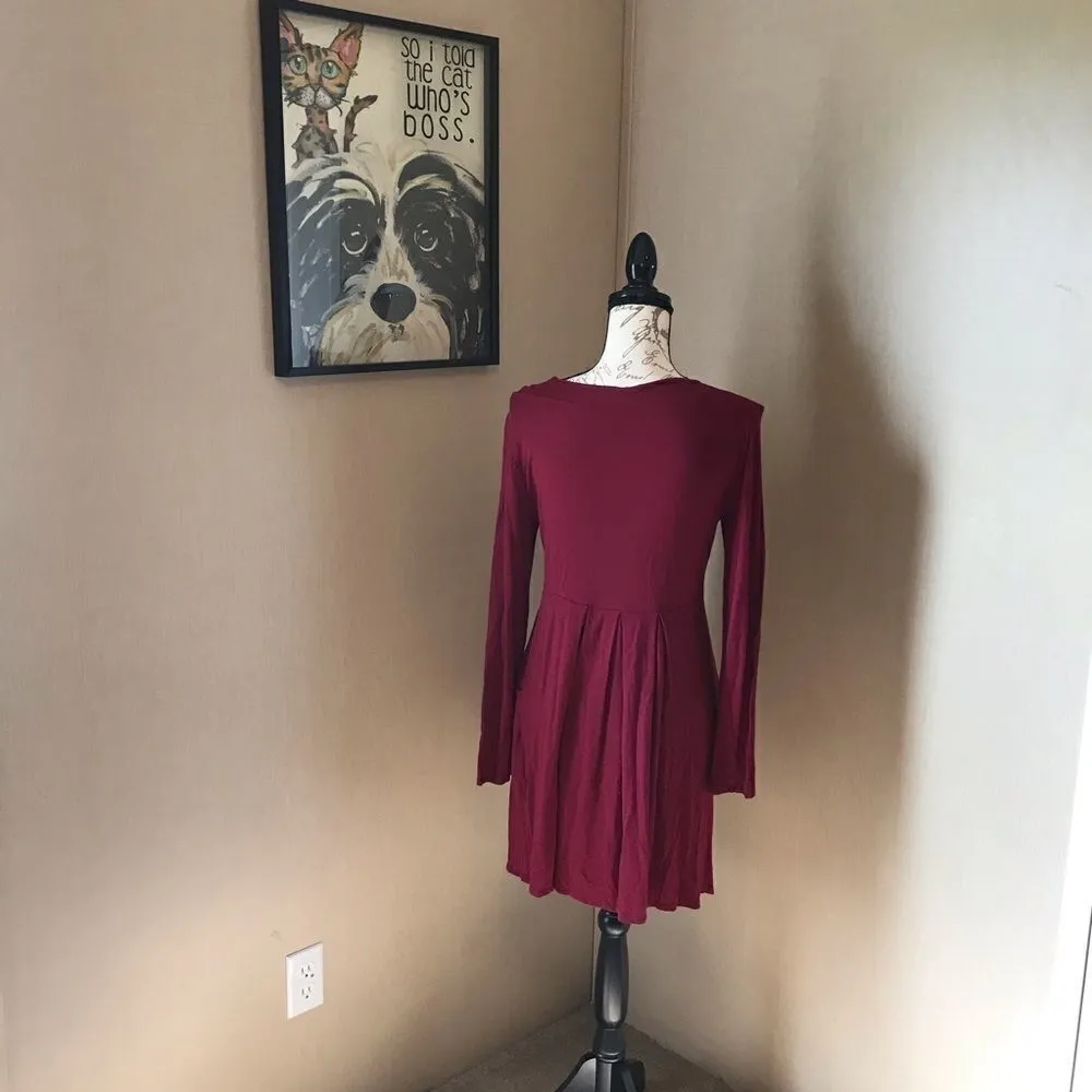 12 pm by Mon Ami Nice red dress long sleeves large - Image 8