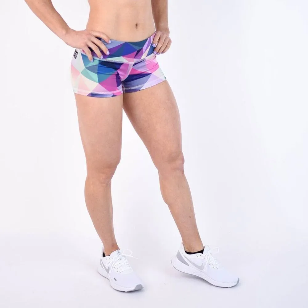 FLEO Jewel Geo Shorts (Original) size small pink purple excellent condition - Image 12