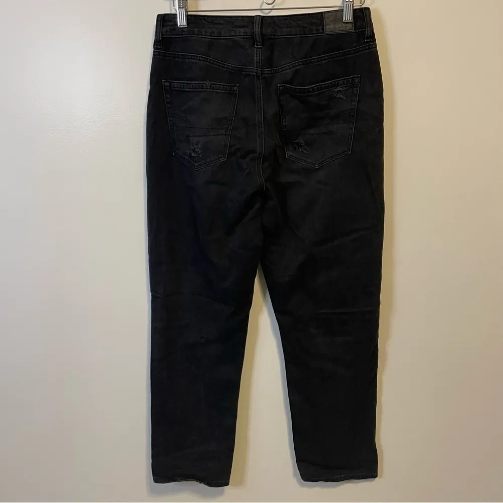 American Eagle  Mom Straight Jean Black - Image 3
