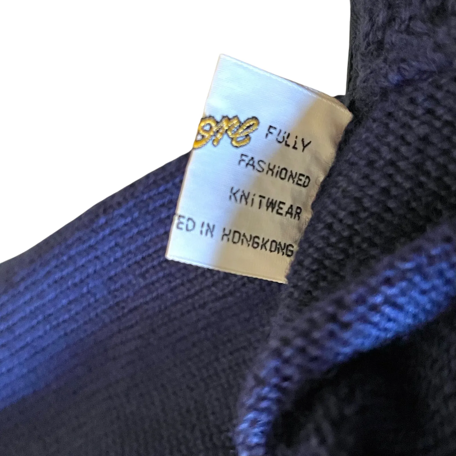 Vintage Glenmore Navy Blue Wool Knit 2 - Image 5