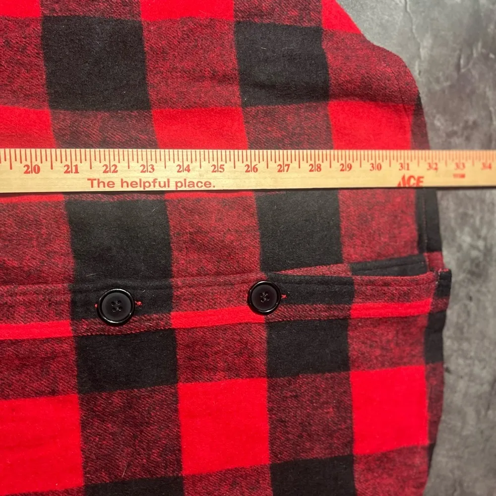 Charlie Paige Buffalo Plaid Check Shacket Button Up Cabincore Pockets Size M - Image 8