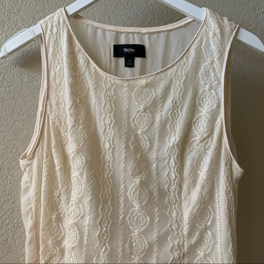 Mossimo Chiffon High Low Peplum L Size L - Image 6