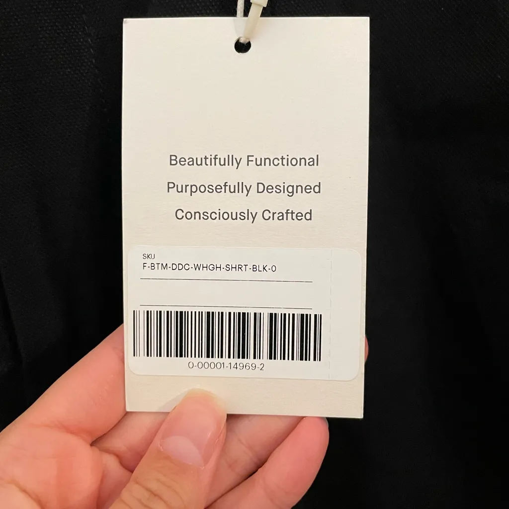 Everlane Way High Drape Short in Black - Image 5