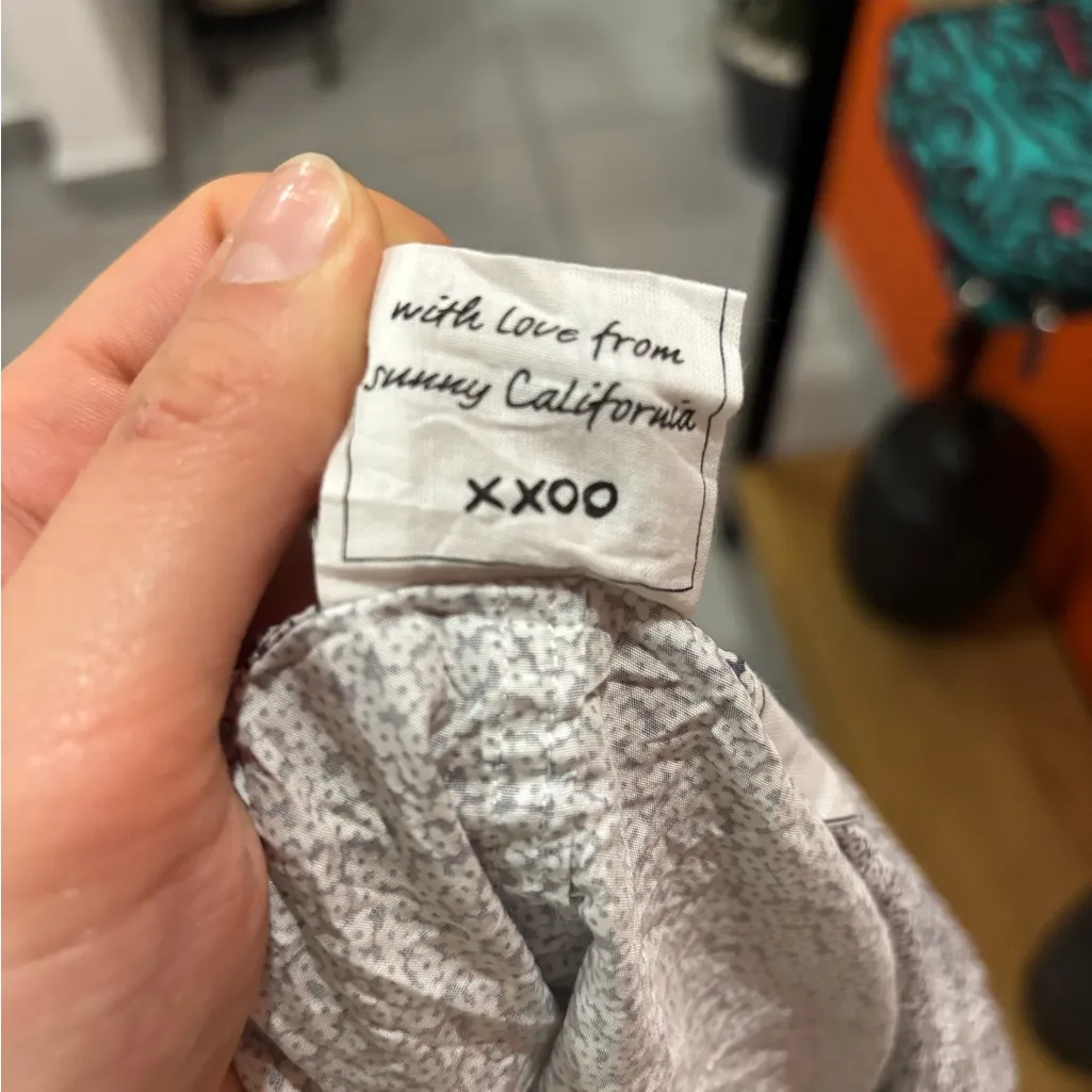 Frank & Eileen Barry Signature Crinkle Cotton Shirt – Black & White Floral – XL - Image 6