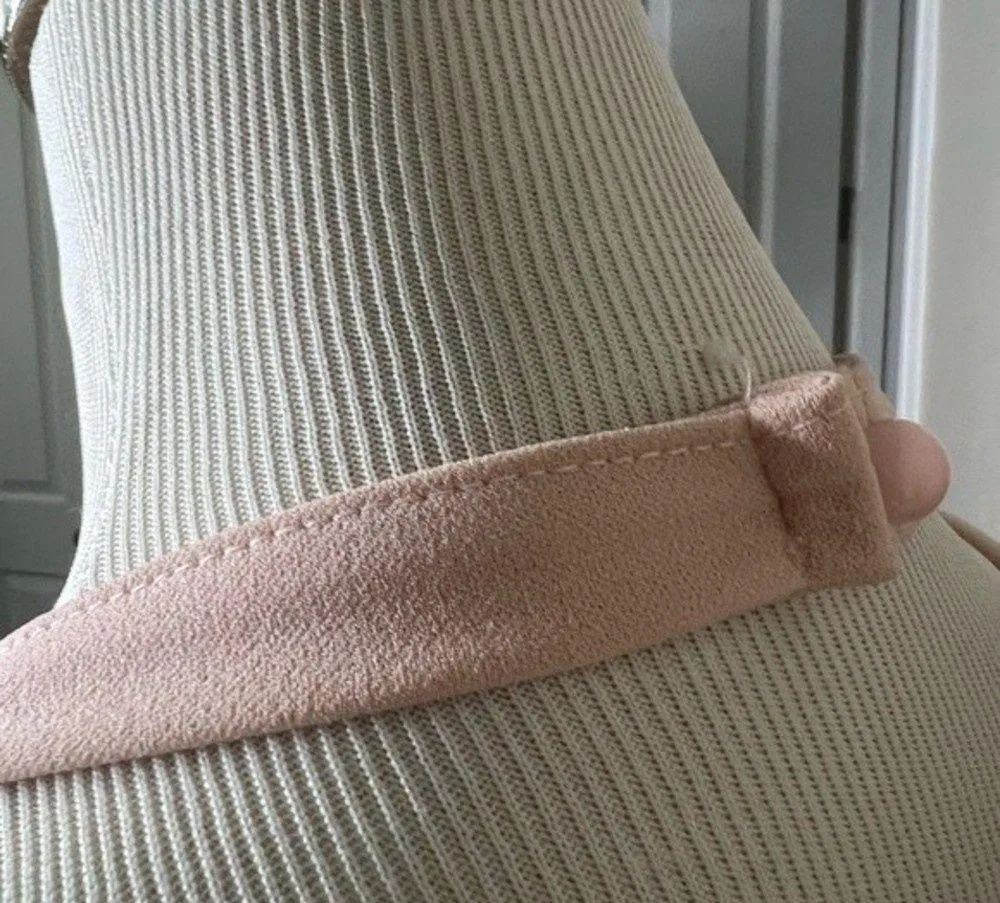 Missguided Harness Strap Bodysuit Nude - Image 8