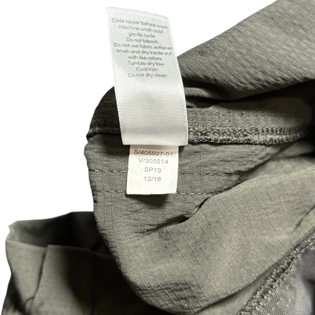 Athleta Trekkie Paperbag Pants Size 4 Green High Rise Cinch Waist Hiking Outdoor - Image 11