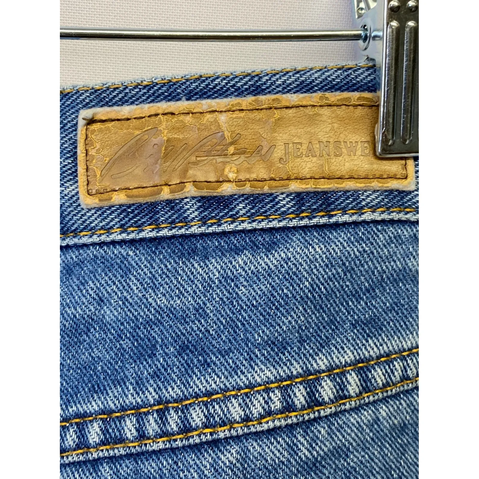 Bill Blass Easy Fit Jeans Size 14 Classic Denim 90s Vintage Americana Casual - Image 4