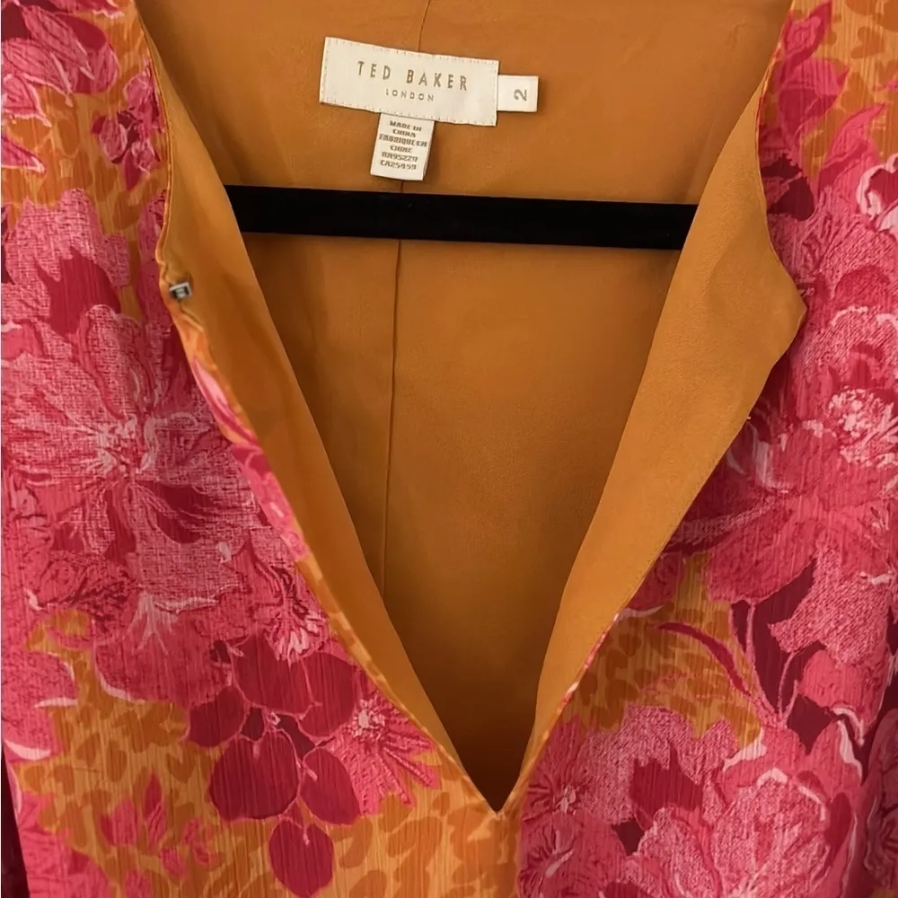 Ted Baker  Floral Print Mini Dress US Size 6 - Image 6