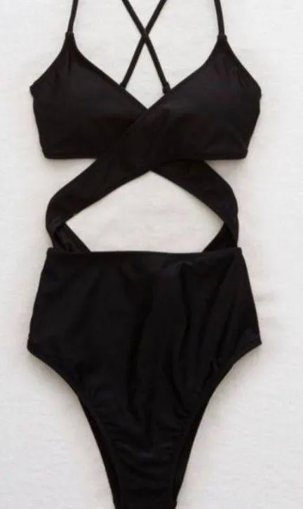 Aerie One Piece Strappy Swimsuit - Image 3