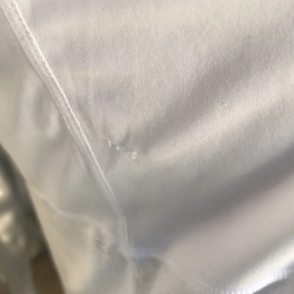 Zella White Cold Shoulder Sheer Long Sleeve Athletic Top Women's Size Small - Image 5