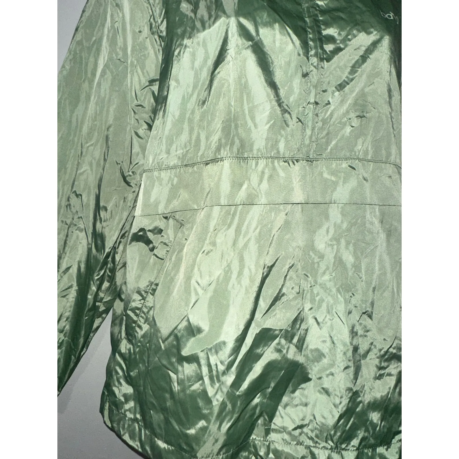 Bala Women's Windbreaker Pullover‎ Jacket Green Size S/M Lightweight Coat - Image 4