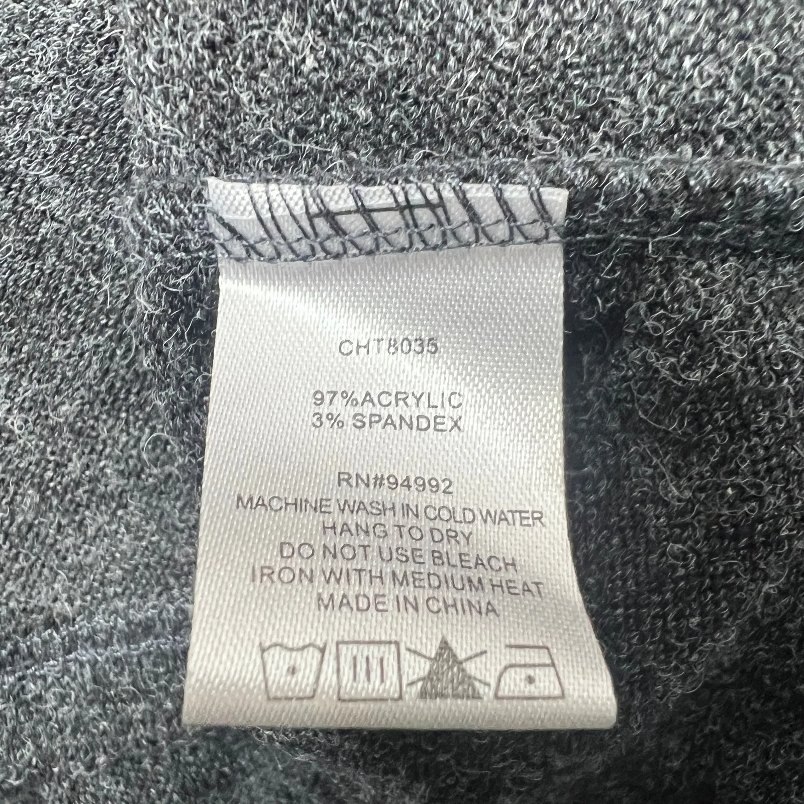 Patrizia Luca Milano Charcoal Pullover Women's Sweater Size medium Gray - Image 10