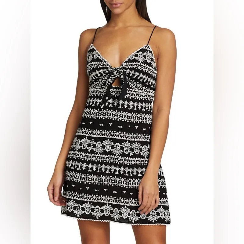 NWT! Alice and Olivia Black/White‎ Cocktail Dress, size 10 - Image 11