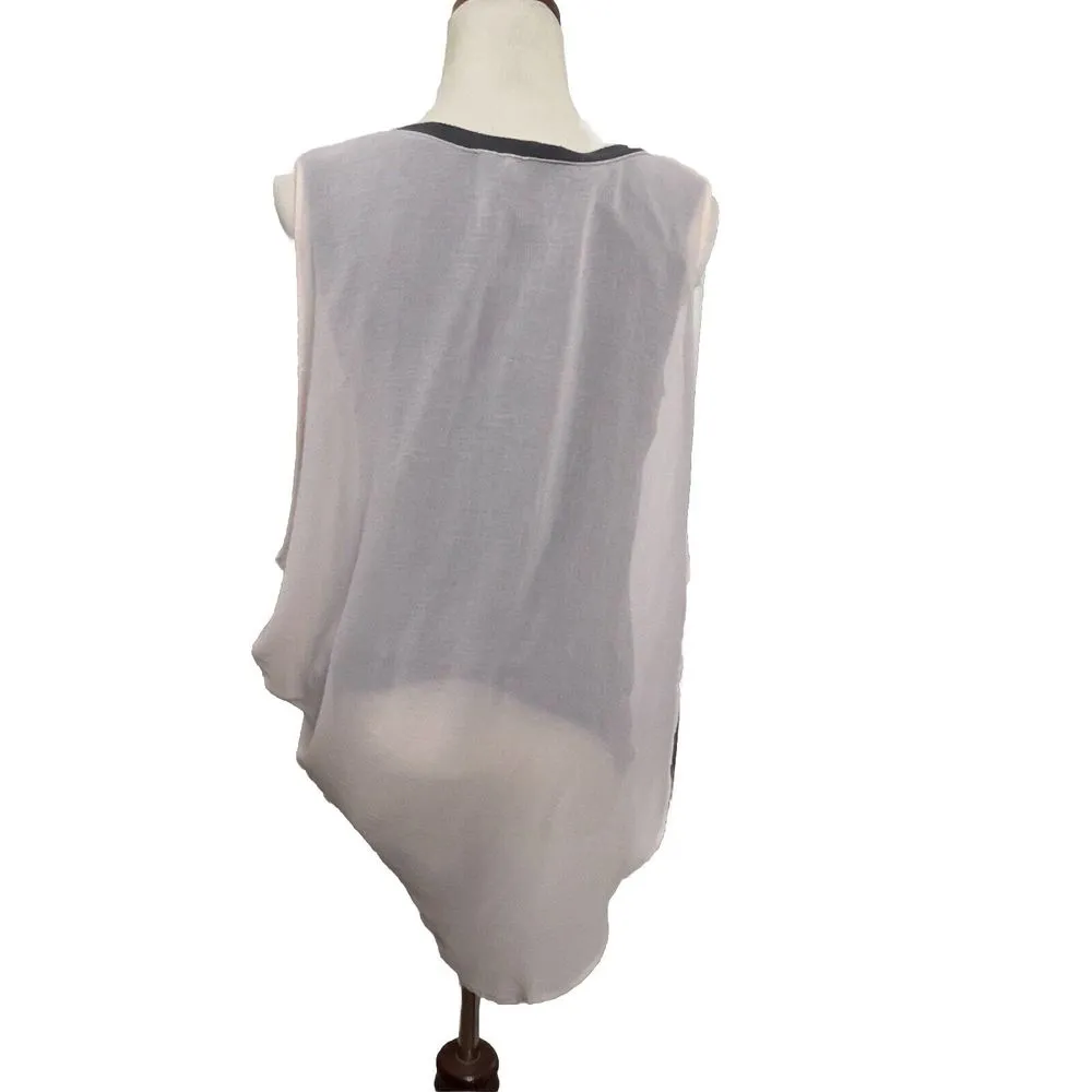 Everleigh Layered‎ Flowy Tank Top Medium Gray - Image 3
