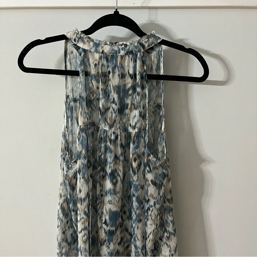 Molly Bracken Tulum Painted With Shimmer Blouse Size Large - Image 7