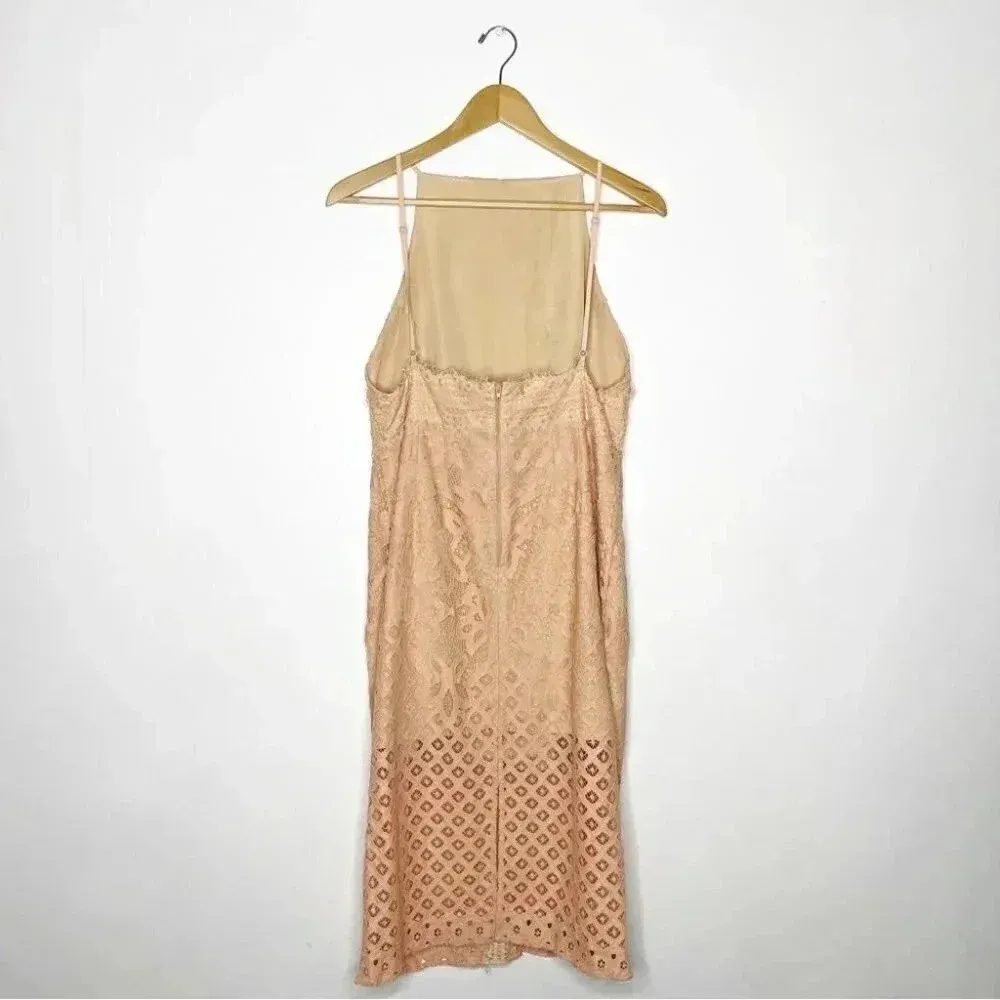 KeepSake the Label Bridges Lace Midi Dress Size XL Pink - Image 11