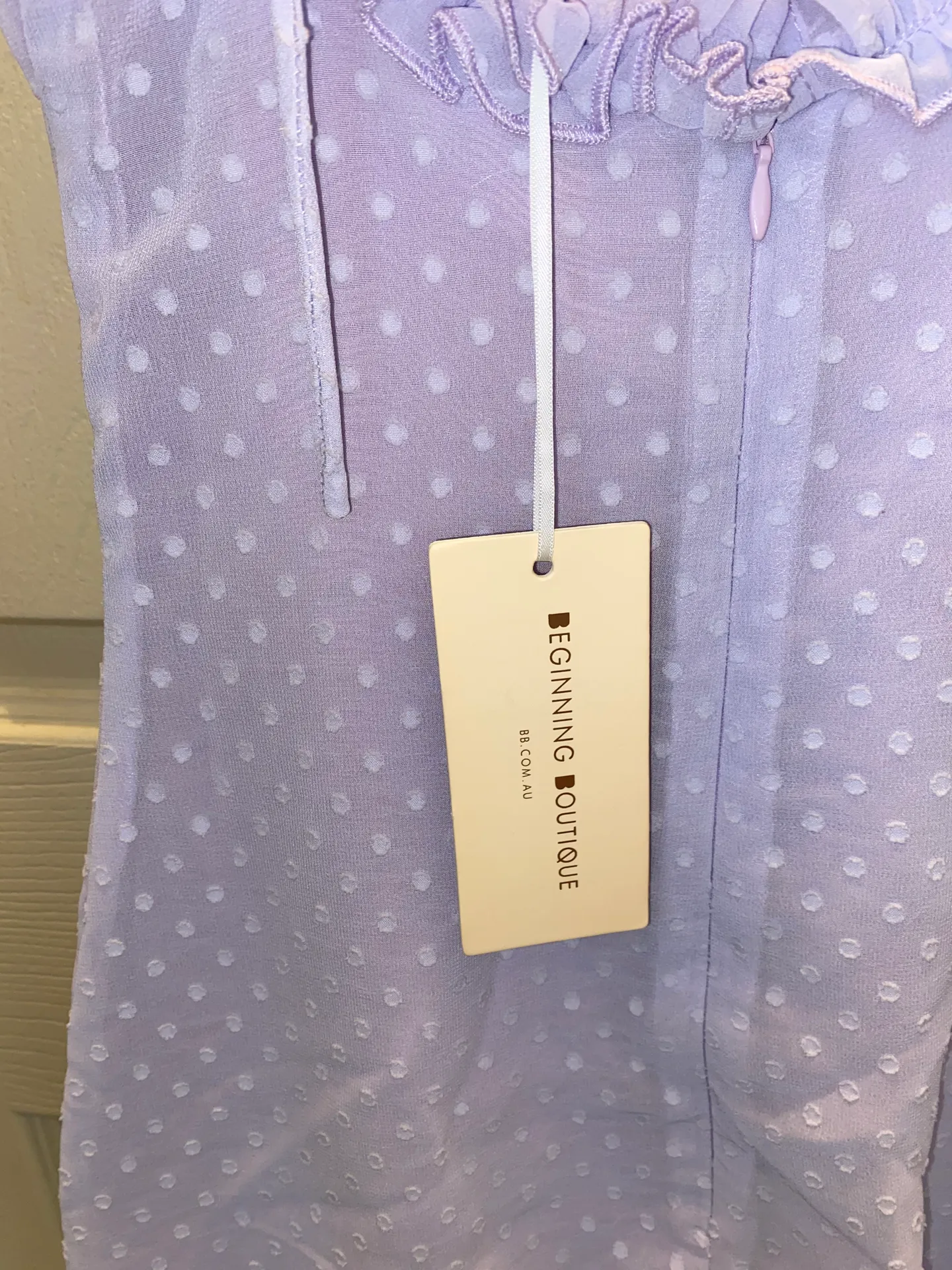 Beginning Boutique Lilac Dress (NWT) - Image 7