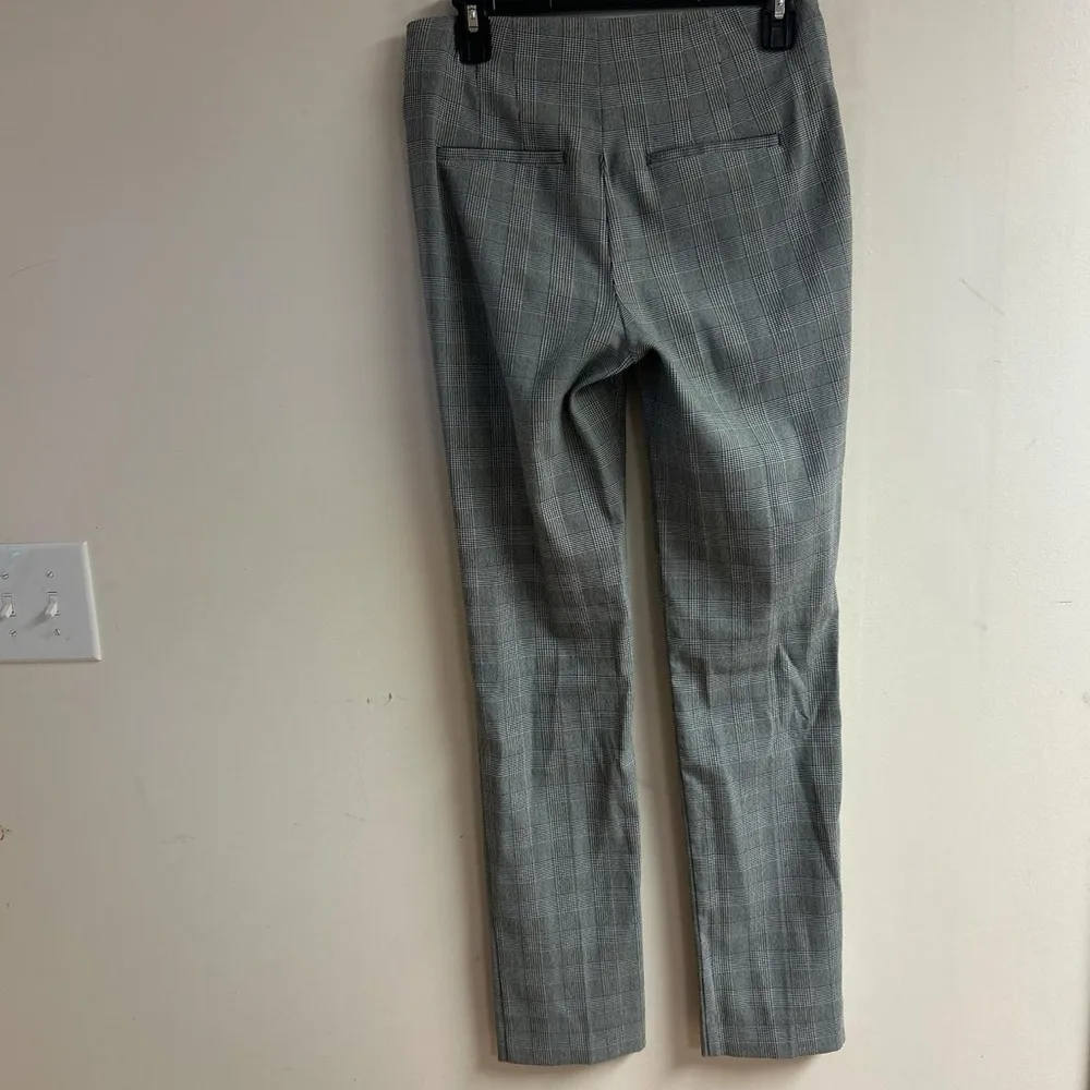 White House Black Market Women’s Slim Straight Ankle Checkered Dress Pants - Image 4