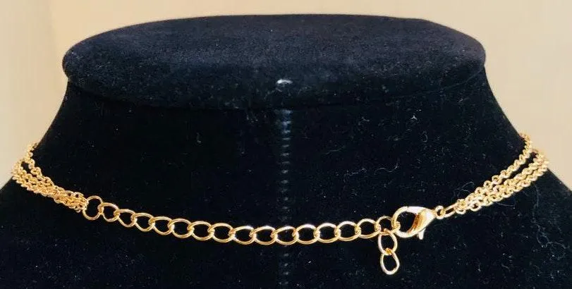 Bohemian Multilayer Necklace Gold - Image 4