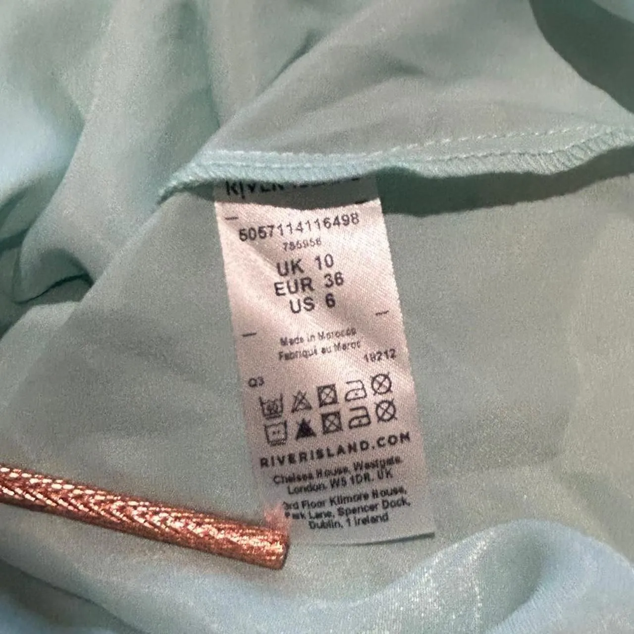 NWT River Island Teal Women's Blouse - Image 5