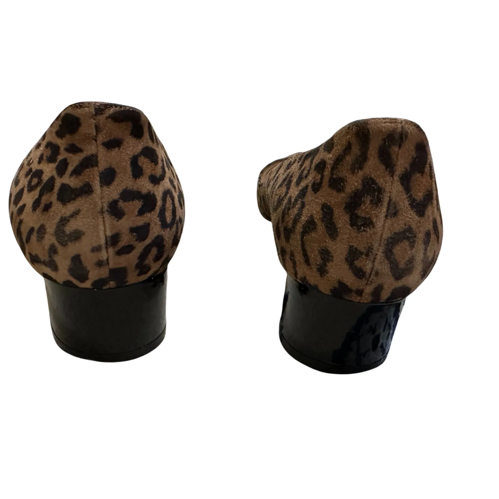 Manolo Blahnik Leopard Print Block Heels 35 mm Size 39.5 / 9.5 with Box - Image 2