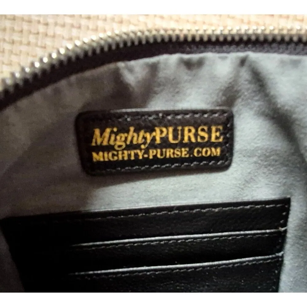 Handbag Butler Black Leather Mighty Purse Crossbody Bag Minimalist Closet Staple - Image 10