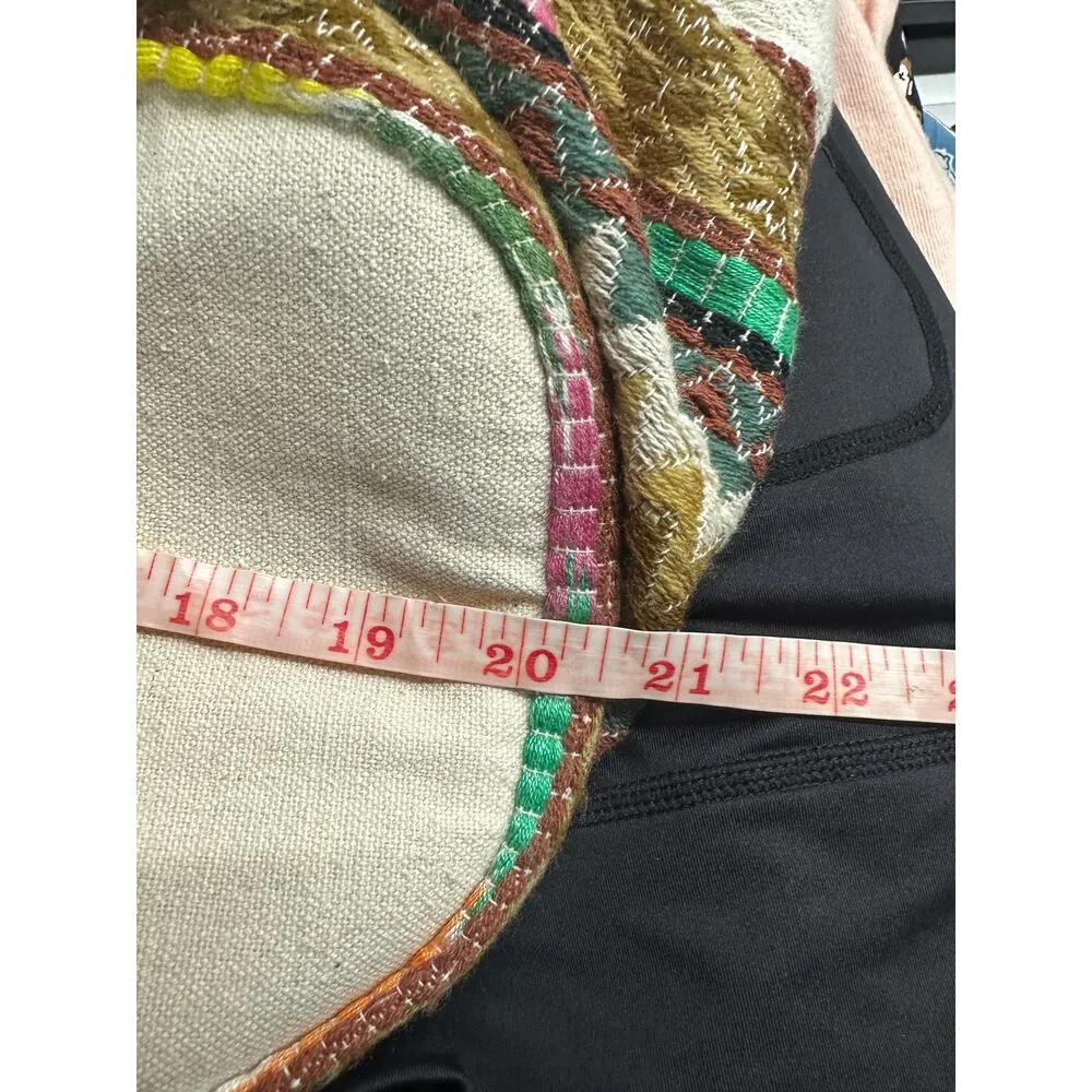 Boho Tote Woven Beach Vaca Resort Bag Tassels Aztec Summer Baby Bag - Image 8