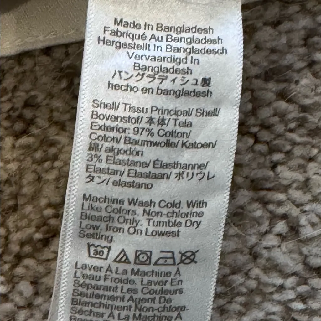 J.Crew High-Rise Utility Chino Shorts Beige Cotton Twill Casual Classic 24 - Image 8