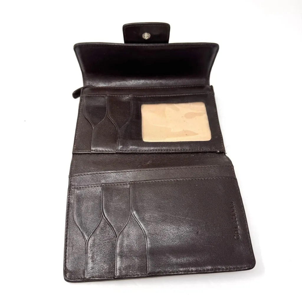 COLE HAAN brown leather wallet - Image 4