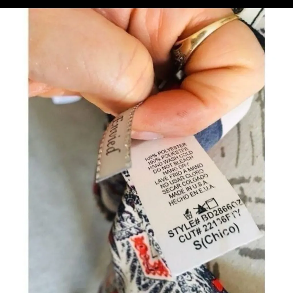 Stylish Red and Blue Patterned Mini Dress - Image 5