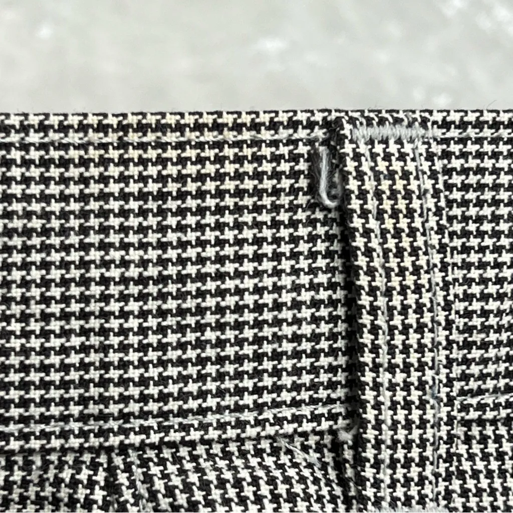 Vintage 90’s Lee wrinkle free high waisted houndstooth pleated trouser Pants 12P - Image 13