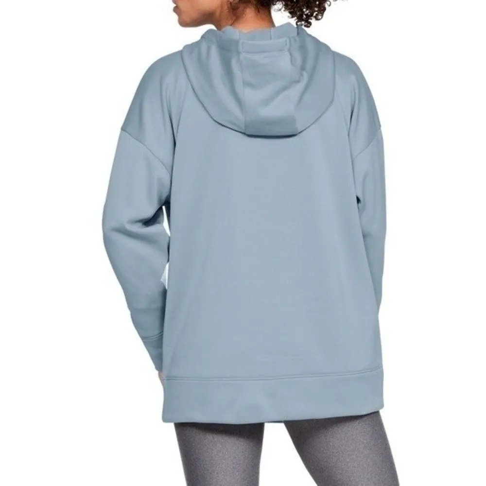 New! UNDER ARMOUR Women's Logo Fleece Hoodie Sweatshirt Sweater Size Small - Image 3