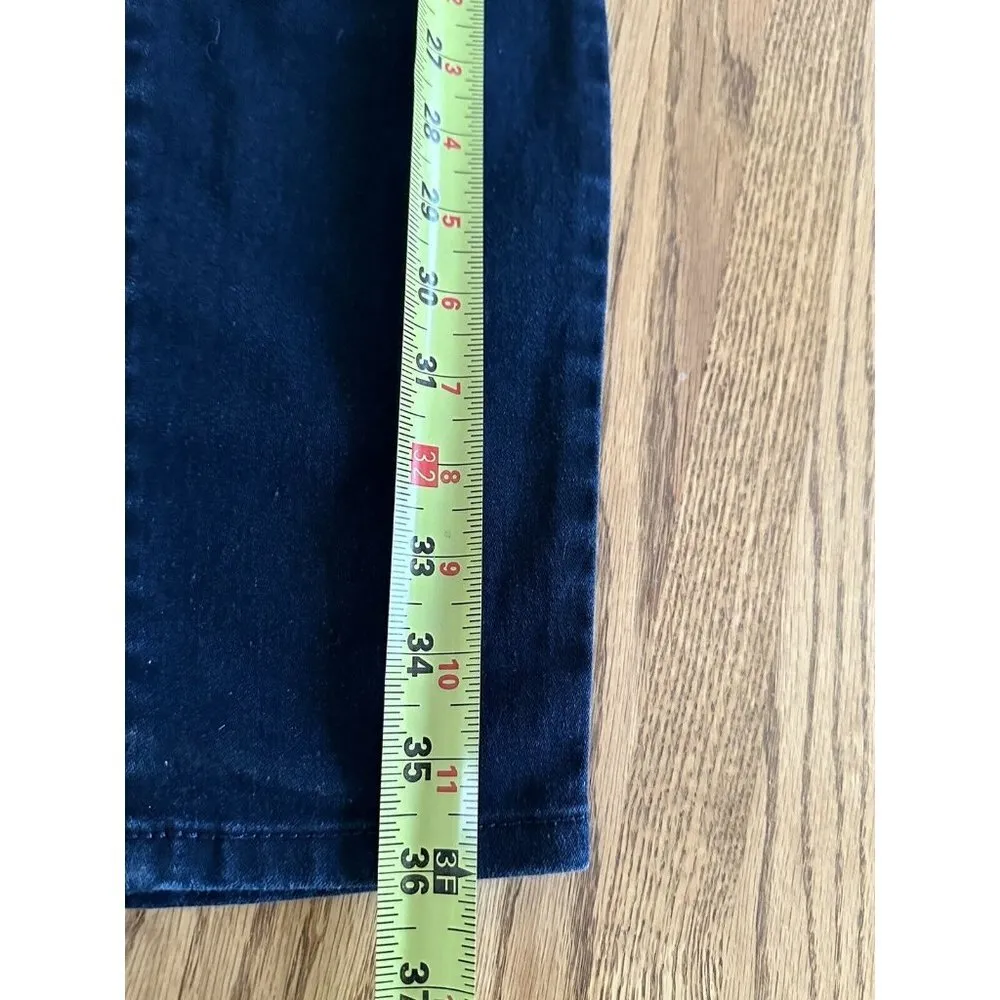 Nine West Cigarette Skinny Leg Jeans Womens Size 4R /27 Blue Stretch Denim Pants - Image 6