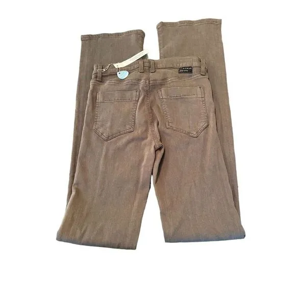 Goldsign Women's Bootcut Jeans Brown Medium Super Stretch Denim size 26 long - Image 2