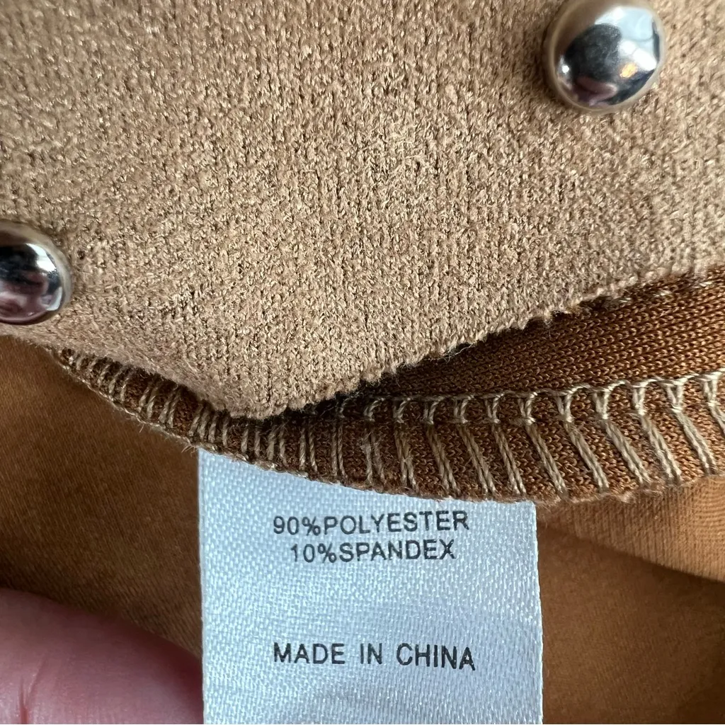 NWT SUPERDOWN Revolve Deanna faux Suede Studded Short - Image 7