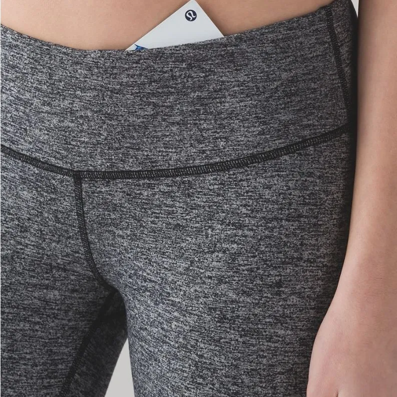 Lululemon Wunder Under Low-Rise Tight 30” Leggings Women’s 8 Heather Gray Yoga - Image 4