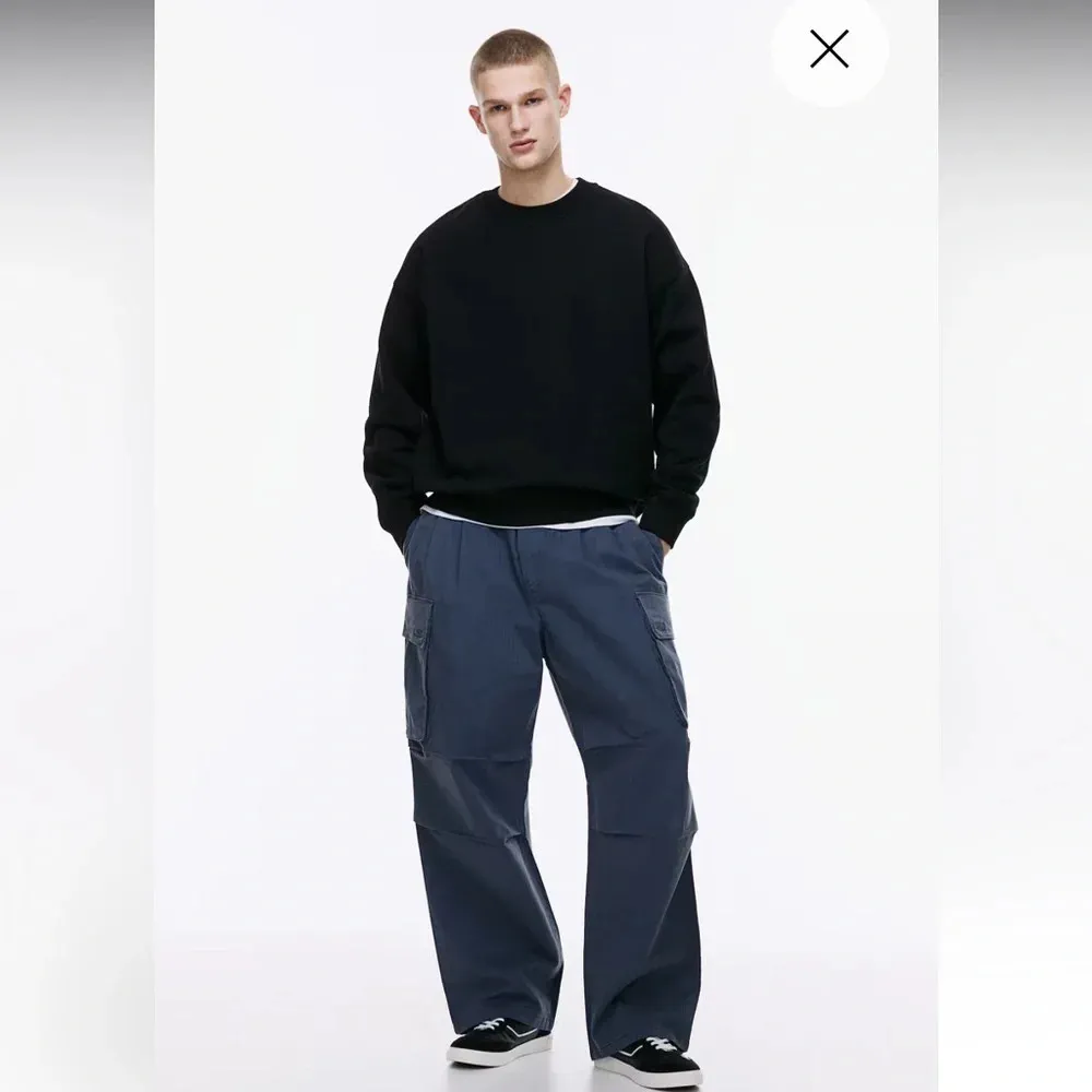 H& M oversized 100 % cotton black sweatshirt size large new with tags unisex - Image 6