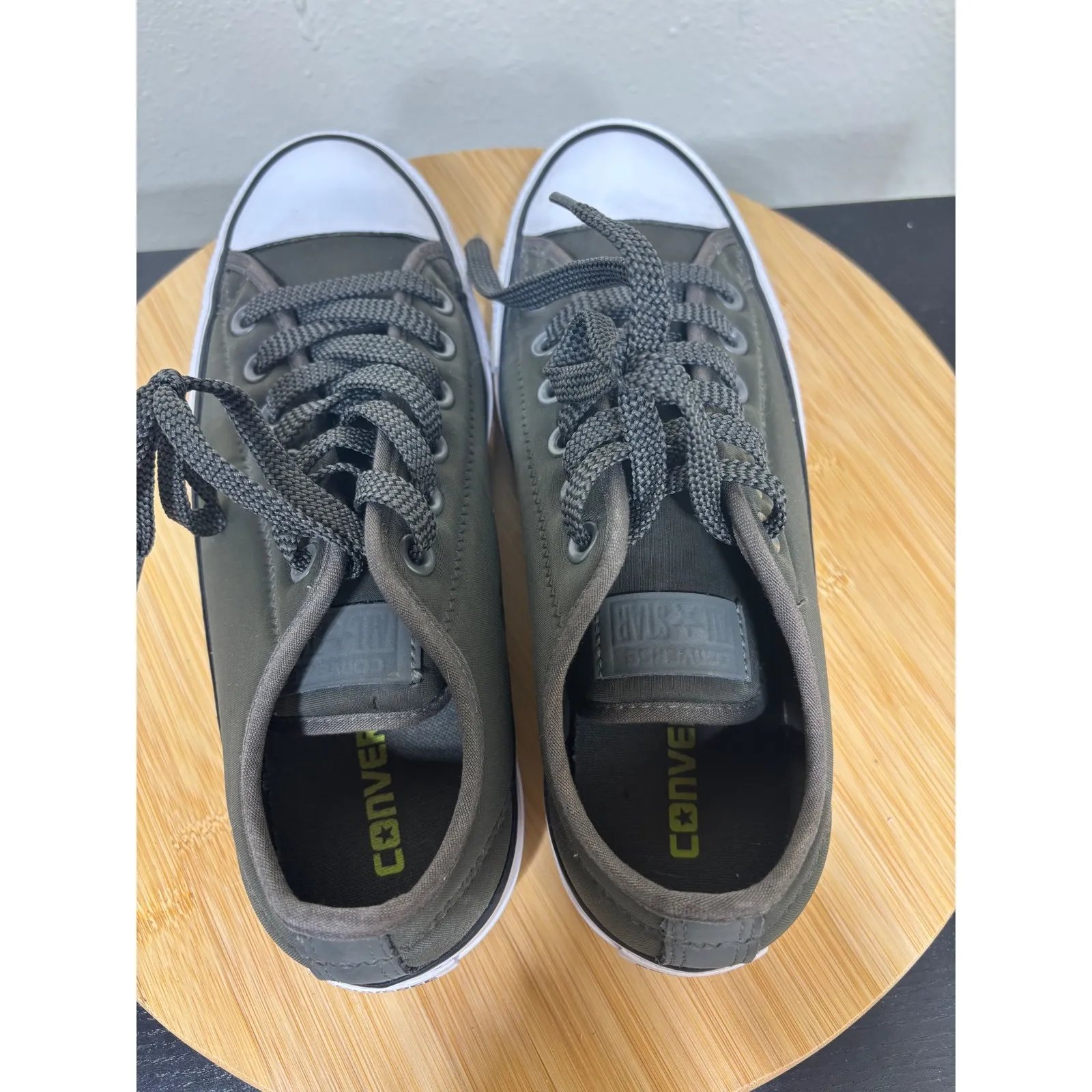 Converse All Star Low Top Canvas CTAS‎ OX Sneakers Casual Green Unisex M 6 W 8 - Image 8